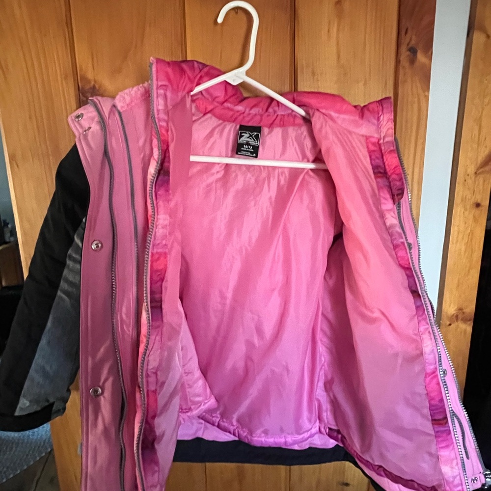 Girls ZeroXposur Heavyweight Faux Fur Hooded 2-in-1 Jacket. - Picture 4 of 7